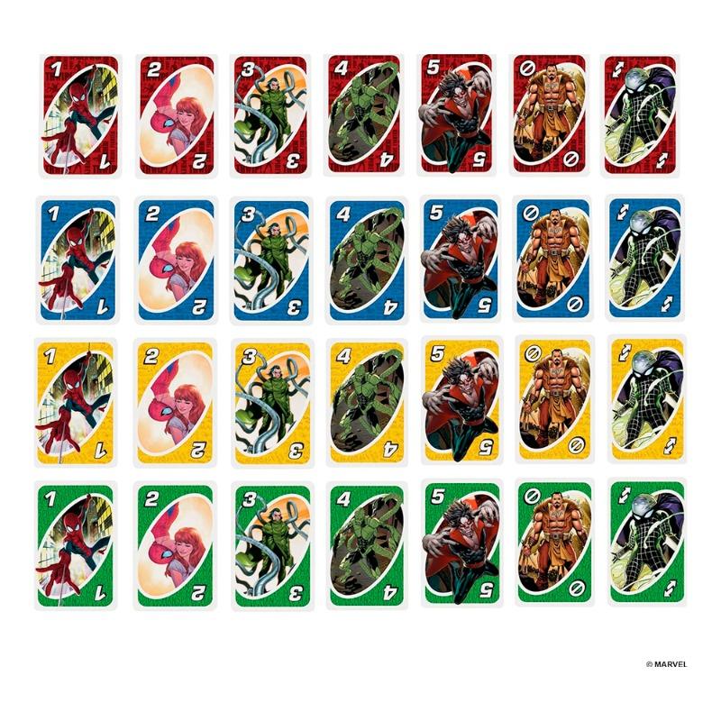 Uno The Amazing Spider-Man Cards