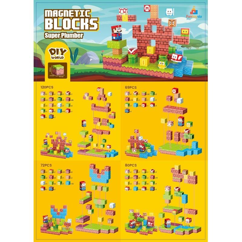 Mario's Adventure Magnetic Building Blocks