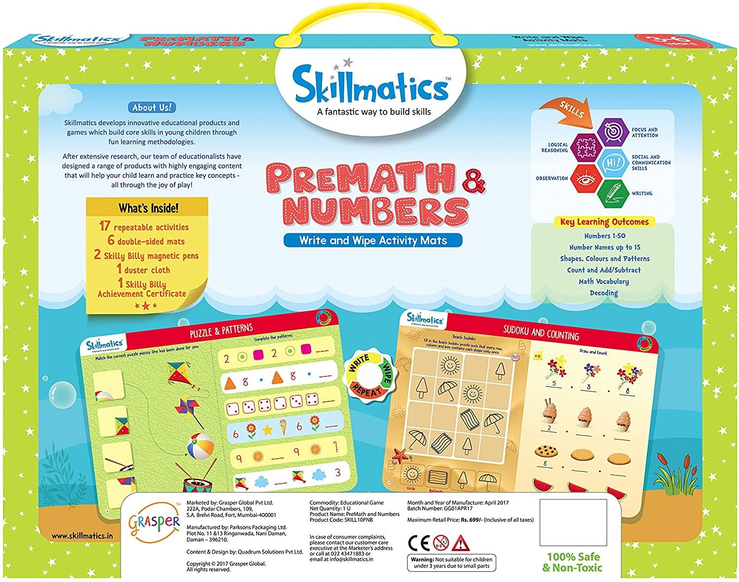 Skillmatics Premath And Numbers
