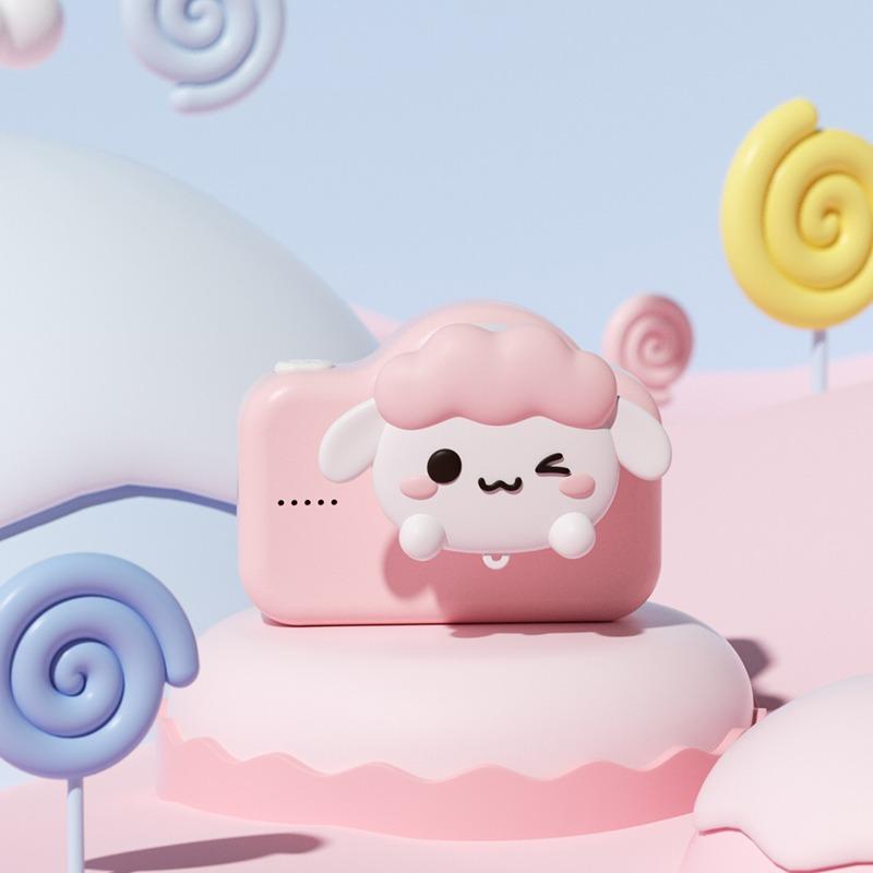 Gizzy A1 Children's Dual Mini Camera - Pink Sheep