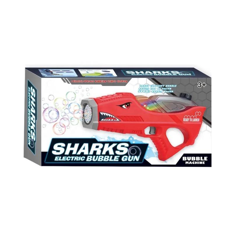 Electric Shark Bubble Toy - Red