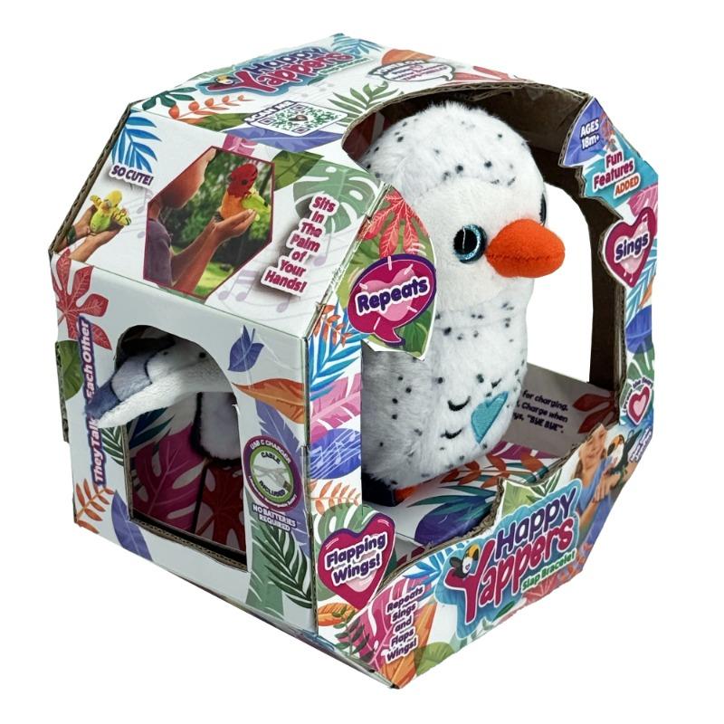 Happy Yappers White Owl Talking