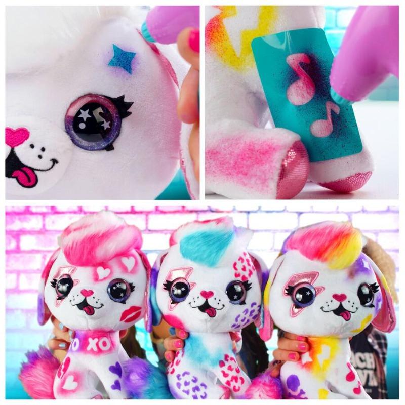 Style 4 Ever Airbrush Plush Puppy