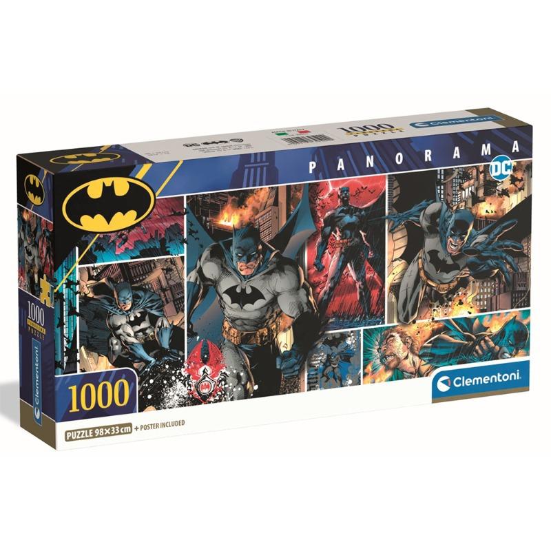 Clementoni Puzzle 1000 Panorama Batman Compact Box