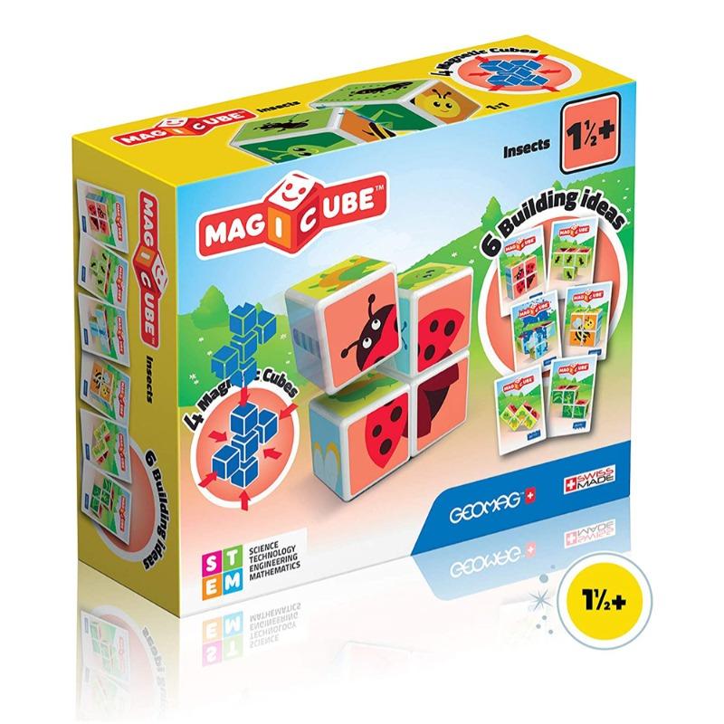 Geomag MagiCube Printed Insects With Cards 7Pcs