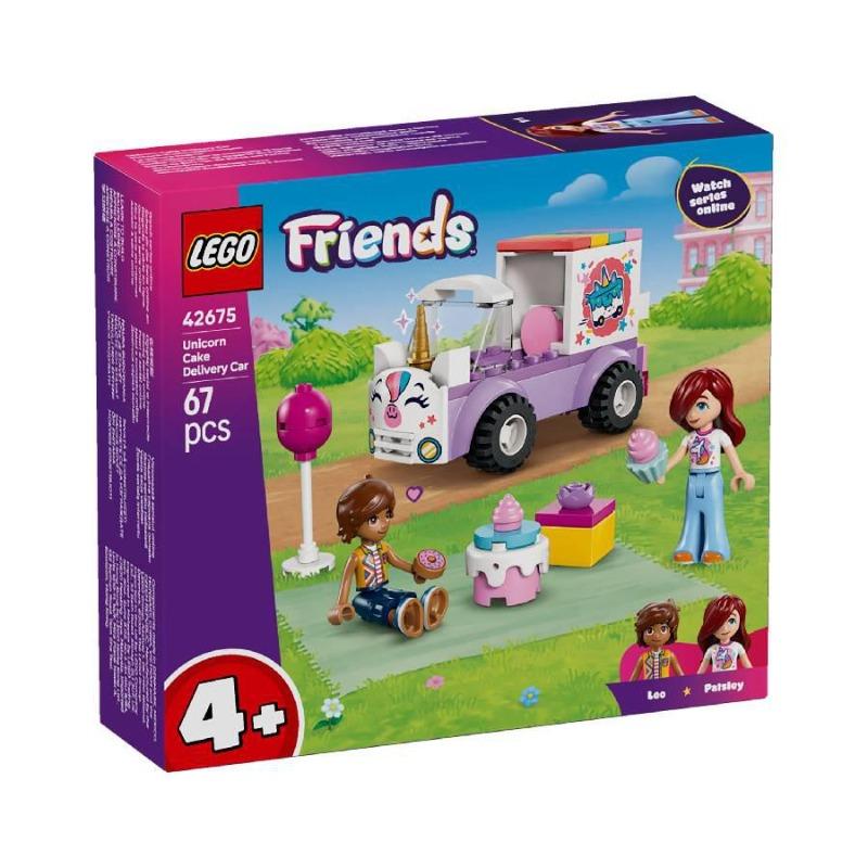 Lego Building Kit Unicorn Cake Delivery Car 42675