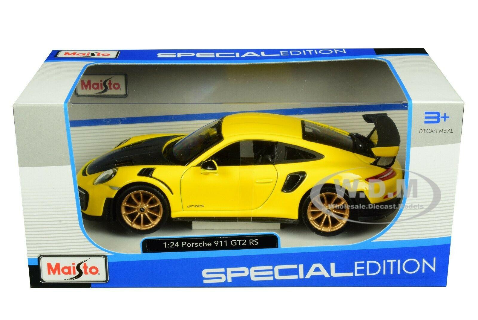 Maisto Porsche 911 Gt2 RS Yellow