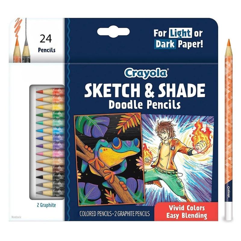 24 CT Blend & Shade Colored Pencils