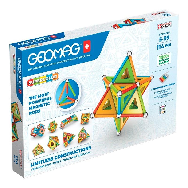 Geomag Supercolor Recycled - 114 Pcs