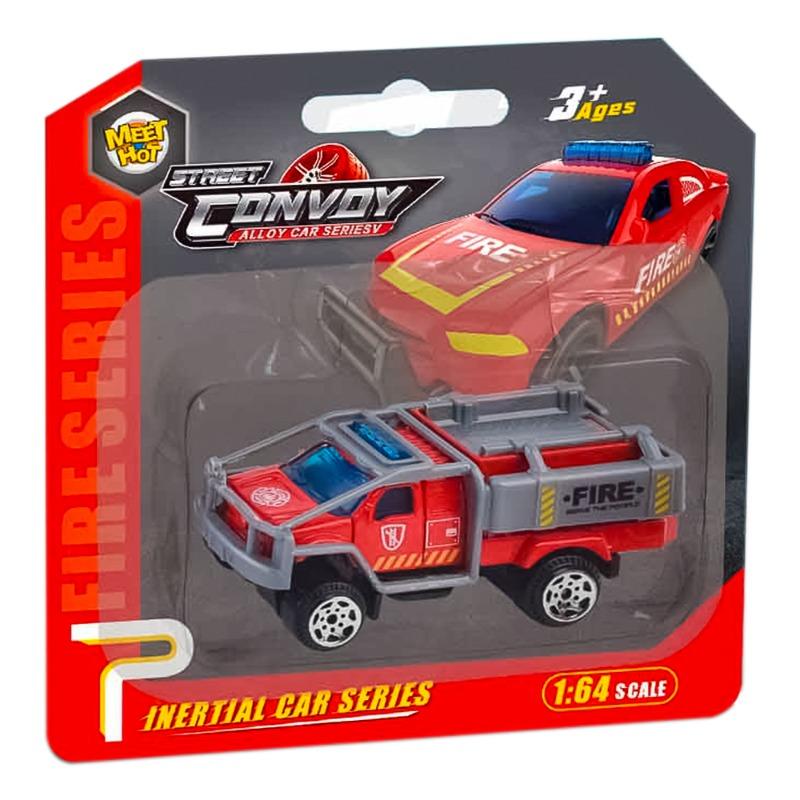 Meet Hot Street Convoy Fire Engine Vehicle - Multishapes