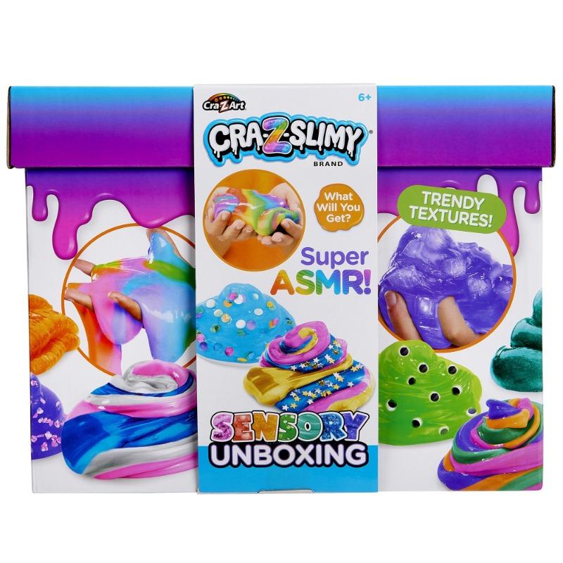 Cra Z Slimy Super Sensory Unboxing Slimes and Putties