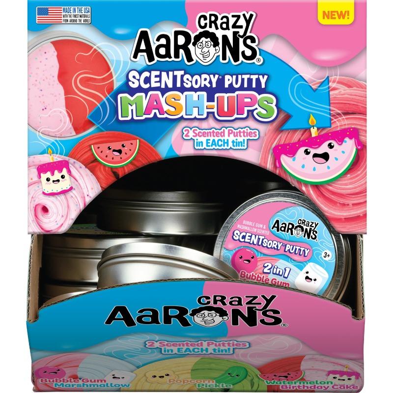 Crazy Aaron Scentsory Duo Mash-Ups Thinking Putty Assorted 1 Piece