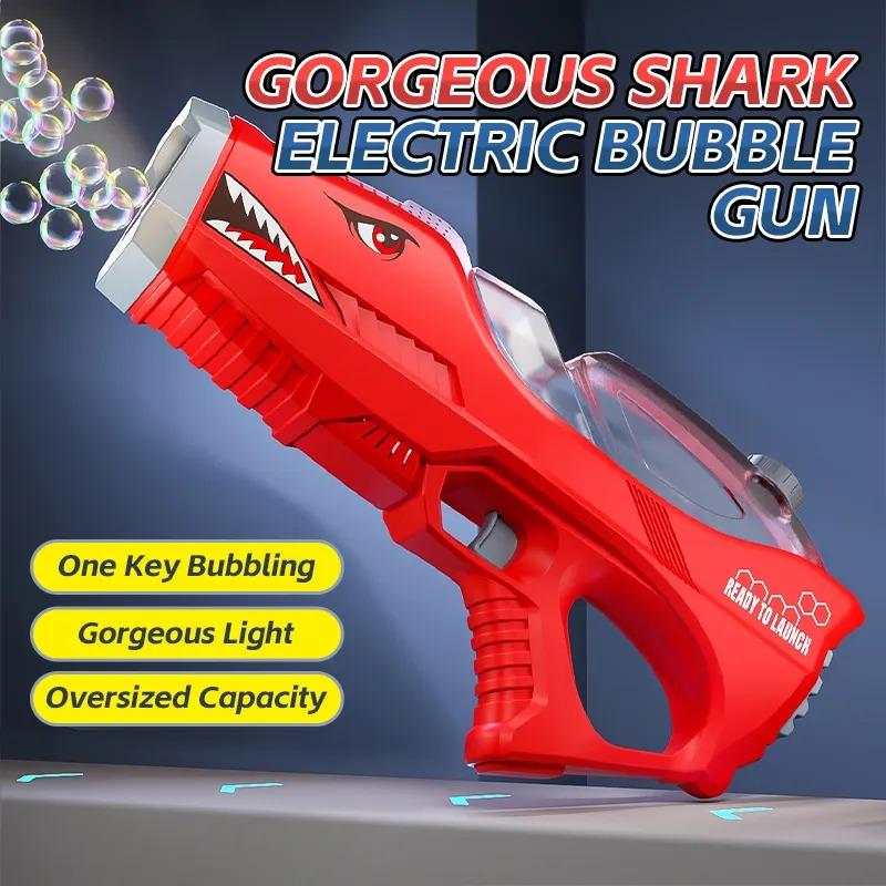 Electric Shark Bubble Toy - Red