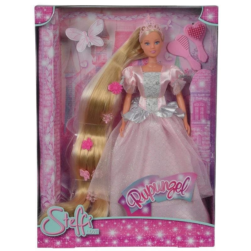 Simba Rapunzel With Ultra Long Hair Doll Purple