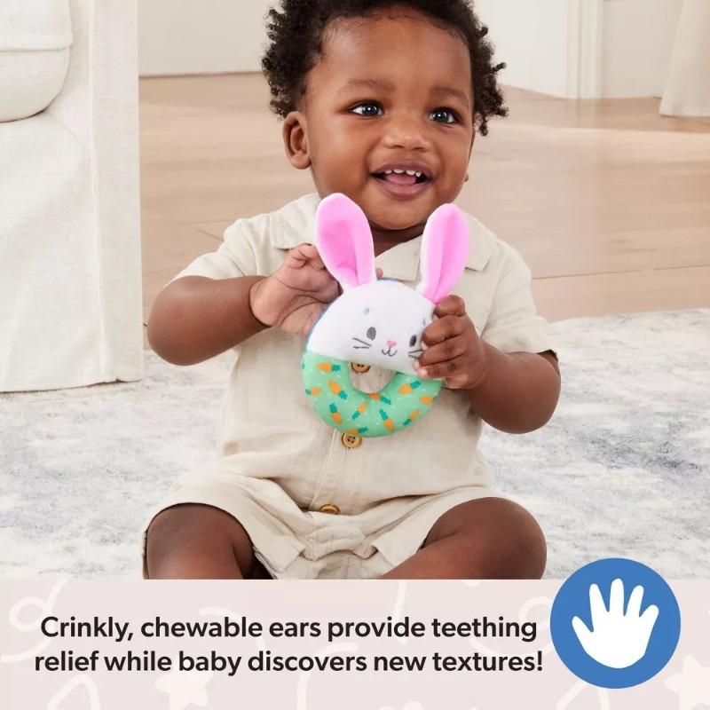 Ms. Rachel Hop Little Bunnies Soft Rattle
