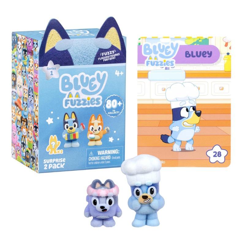Bluey S14 Fuzzies 2 Pack Plush Set – Soft Cuddly Collectibles