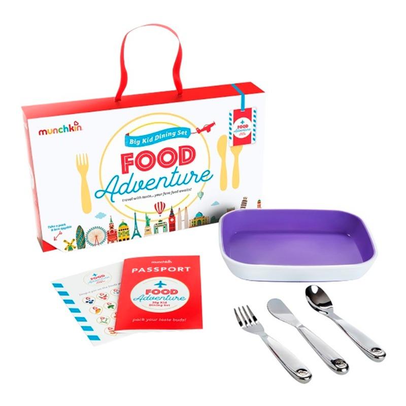 Munchkin Food Adventure Splash Gift Set Purple