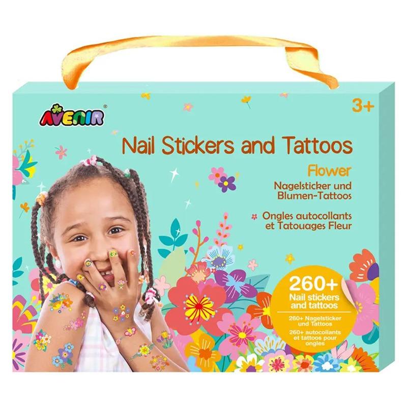 Avenir Nail Sticker And Tattoos - Flowers