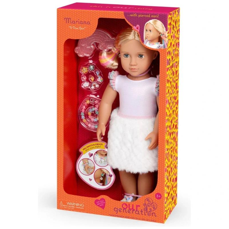 Our Generation Mariana With Make Your Own Jewelry Doll