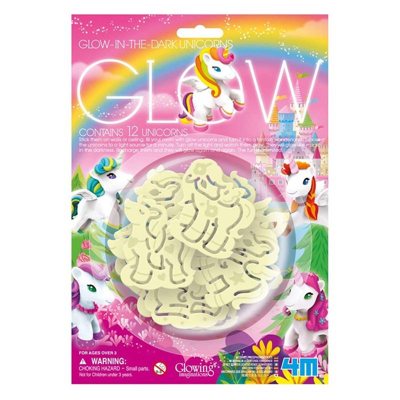 4M Glow In The Dark 3D- Unicorns