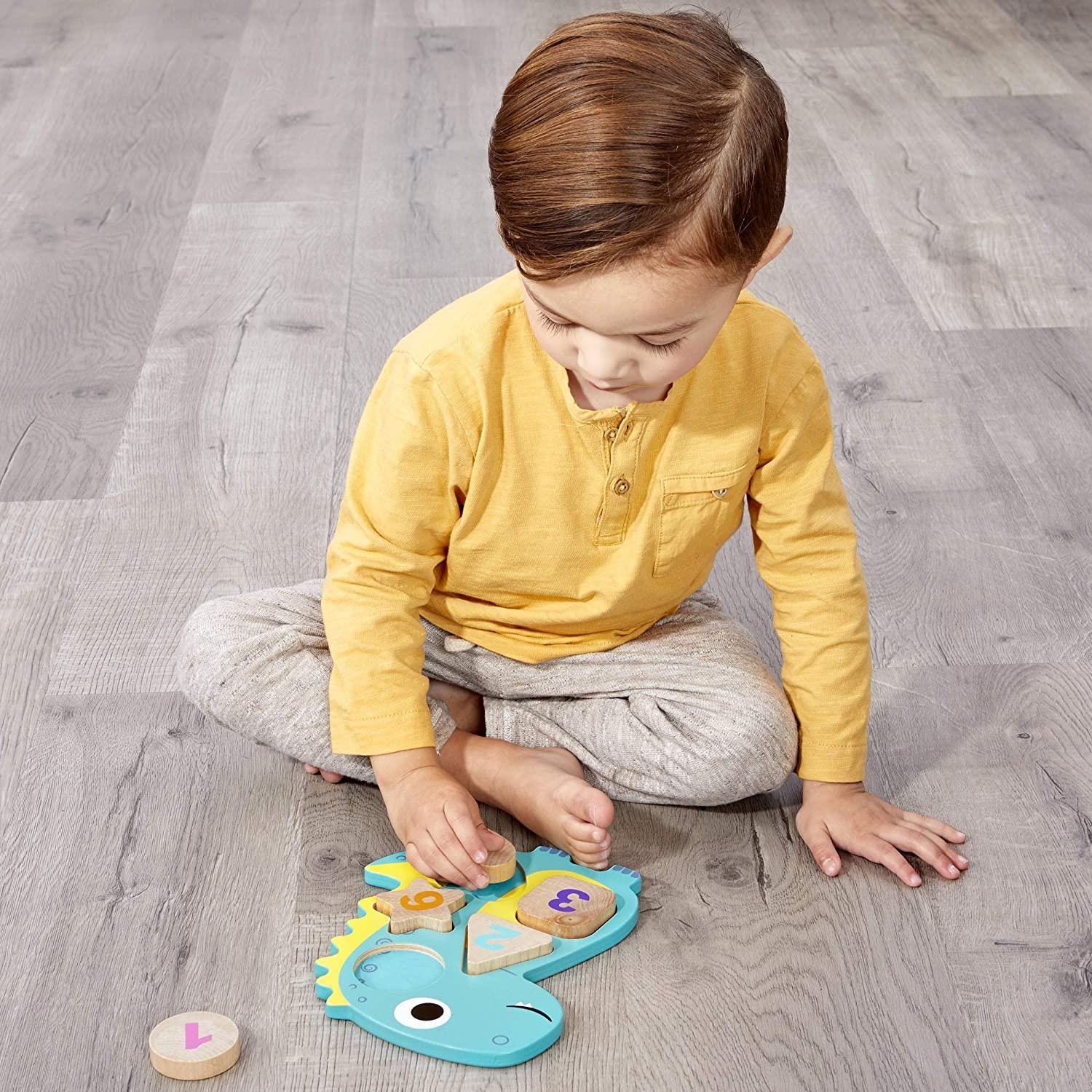 Little Tikes Wooden Critters Number Puzzle - Dino