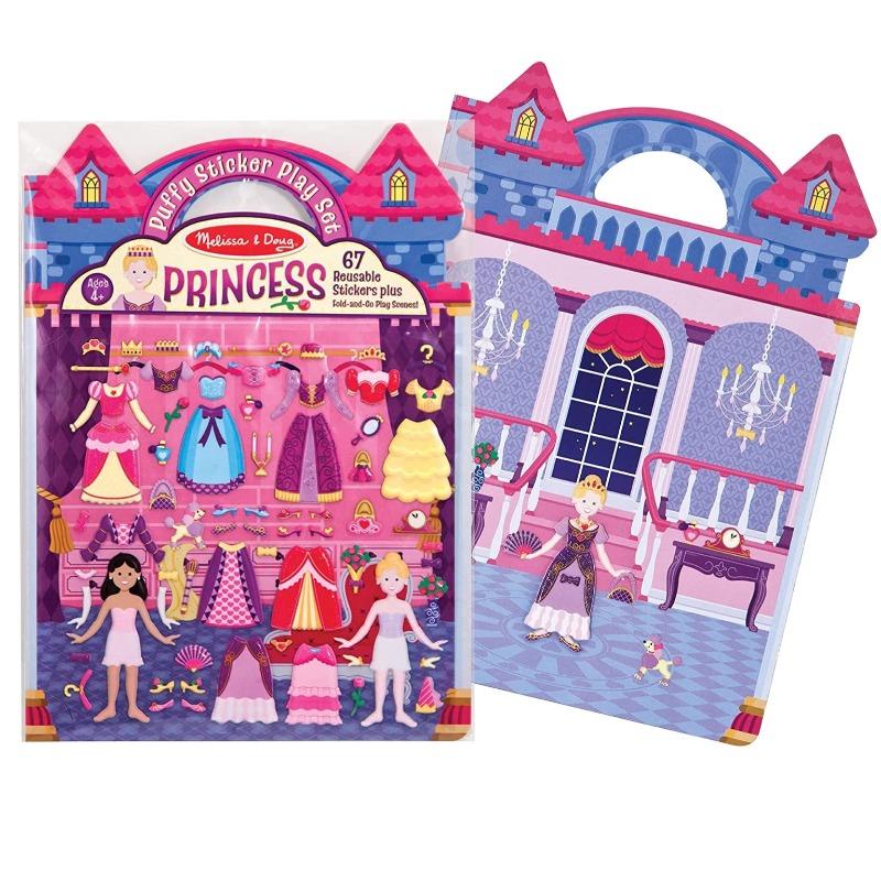 Melissa And Doug Puffy Sticker Play Set - Princess