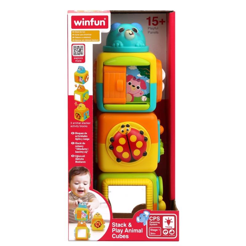 Winfun Stack Play Animal Cubes
