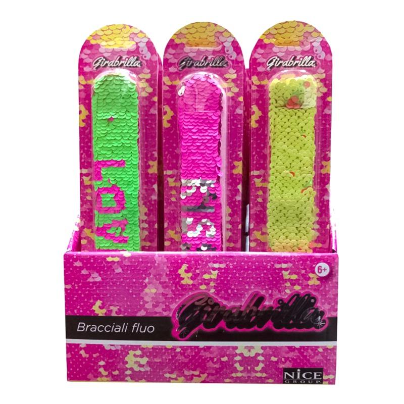 Girabrilla Sequin Embellished Snap Bracelet