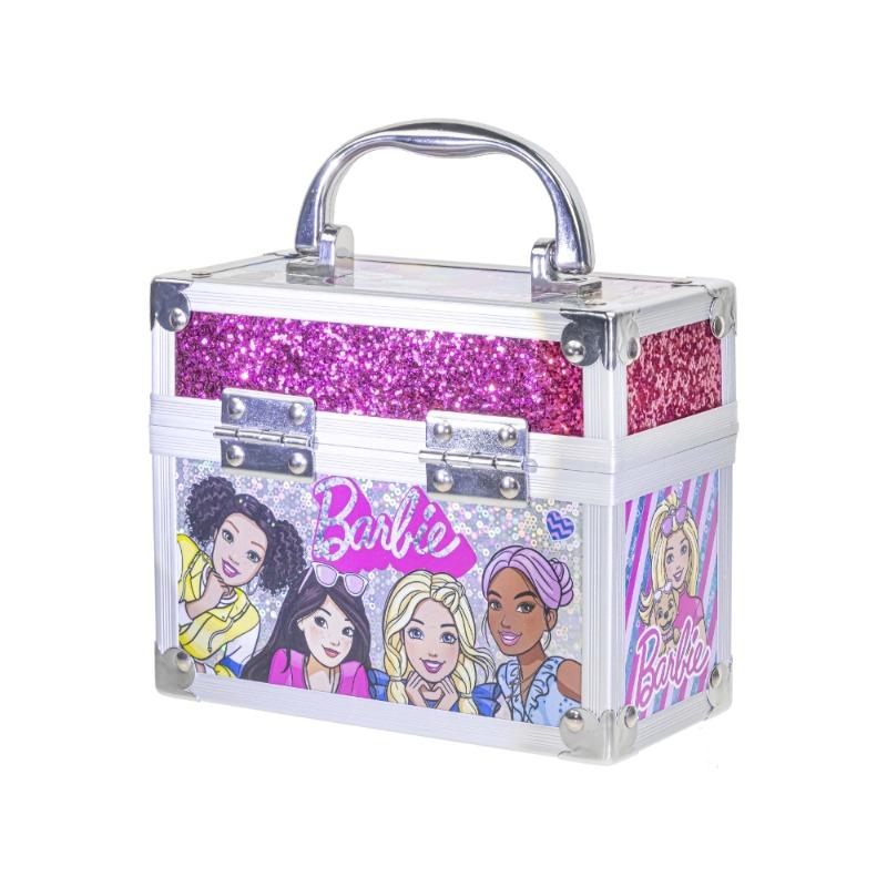 Barbie 4 PK Lip Balm with Train Case