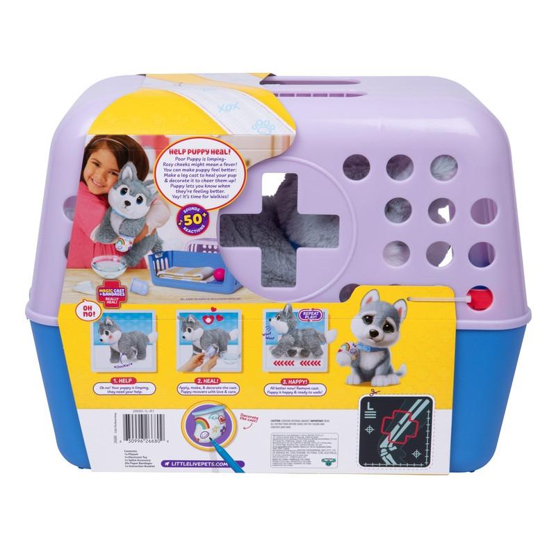 Little Live Pets Ouchies Deluxe Single Pk Aspen (Husky)