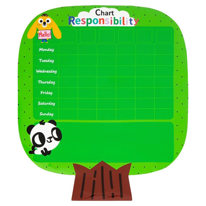Tooky Land Magnetic Responsibility Chart - 73 Pcs