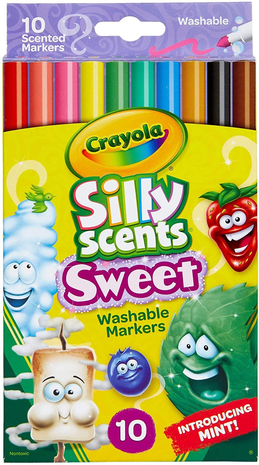 Crayola Stilly Scents Sweet Fine Line Washable Markers 10Ct