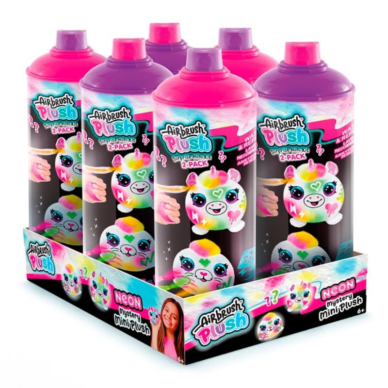 Canal Toys Airbrush Plush - Neon Mini Mystery 2 Packs