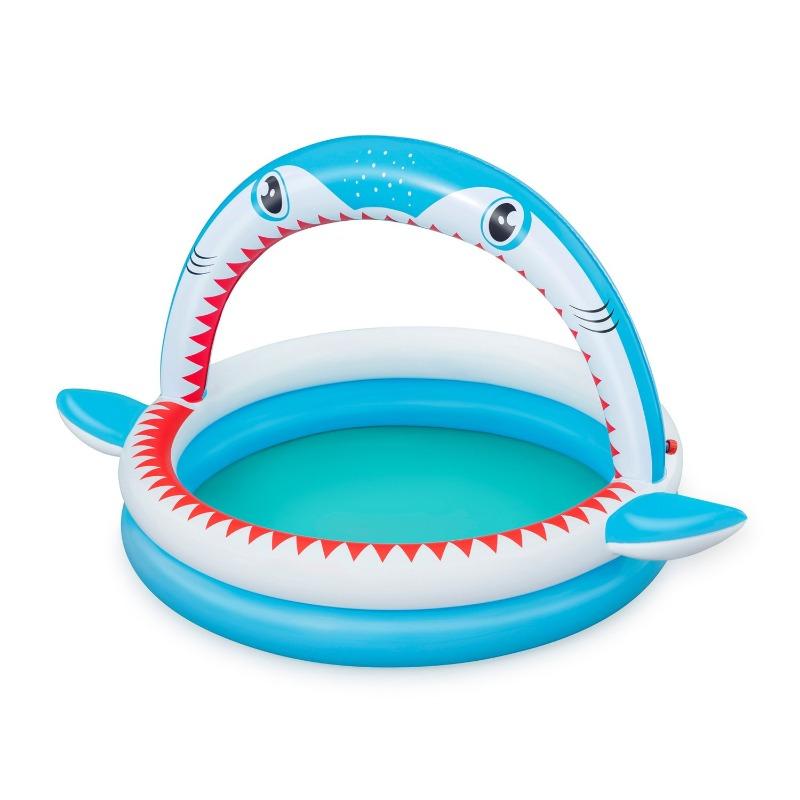 Bestway Shark-tastic Pool with Water Float 163 x 127 x 92 cm