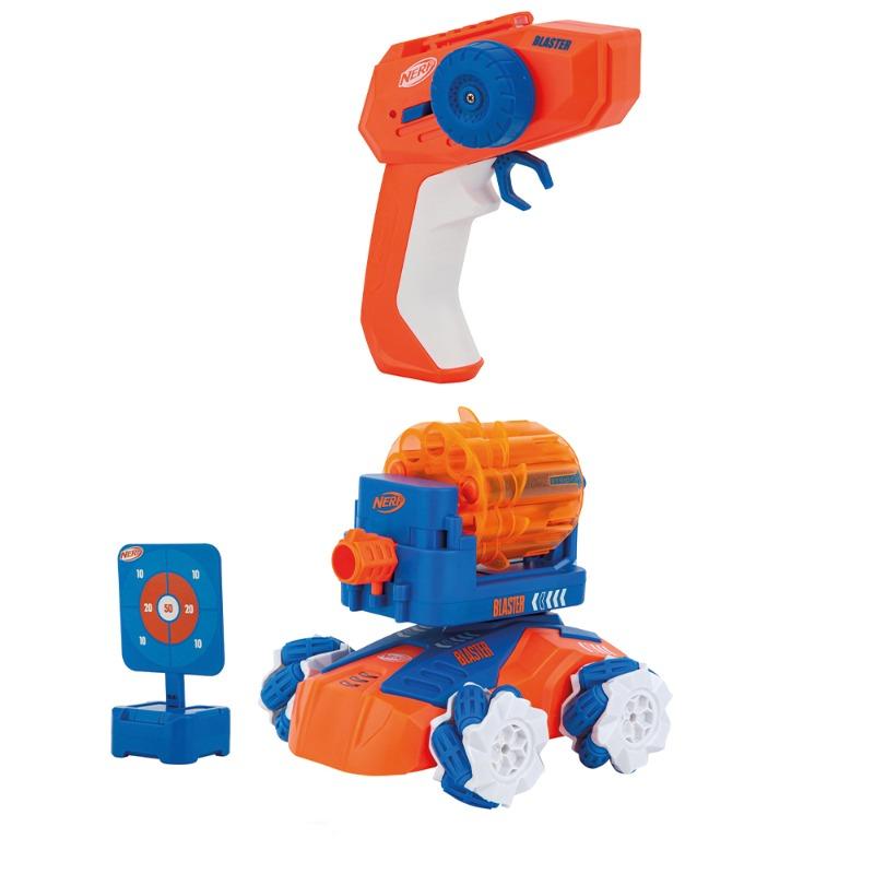 Carrera-RC Nerf Blasting Car – Remote Control Dart Shooting Vehicle.