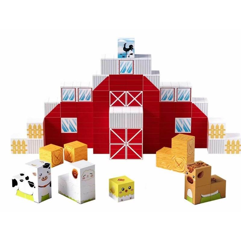 Magnetic Farm Magnetic Cube Building