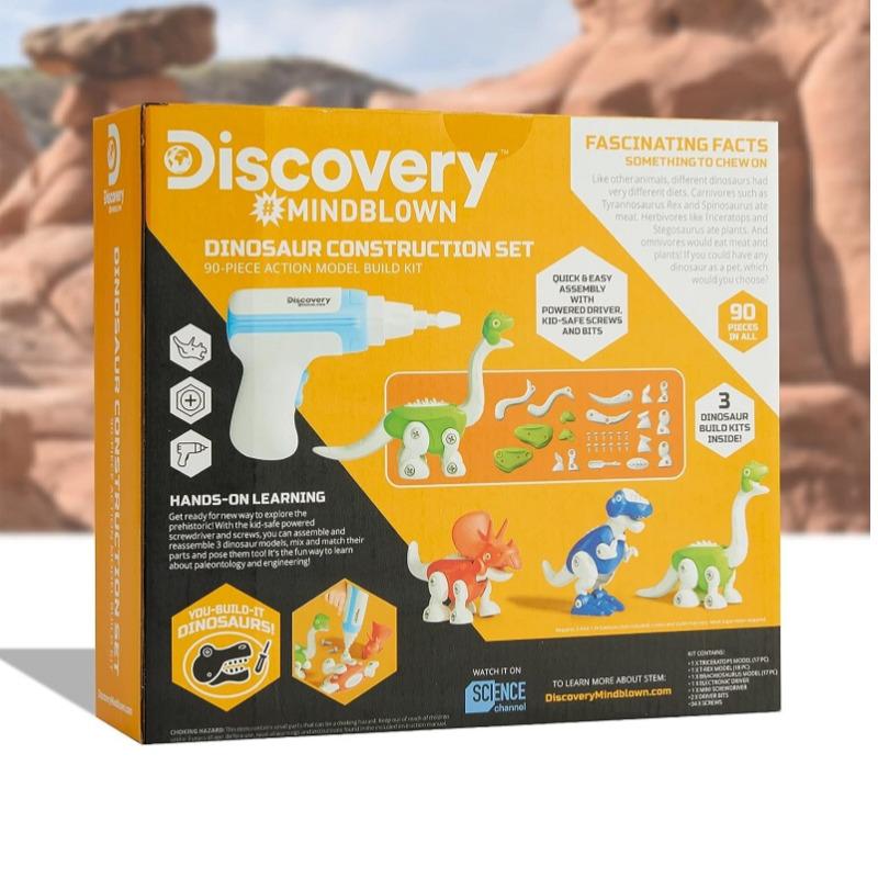 Discovery Mindblown Dinosaur Construction Set - 90 Pcs