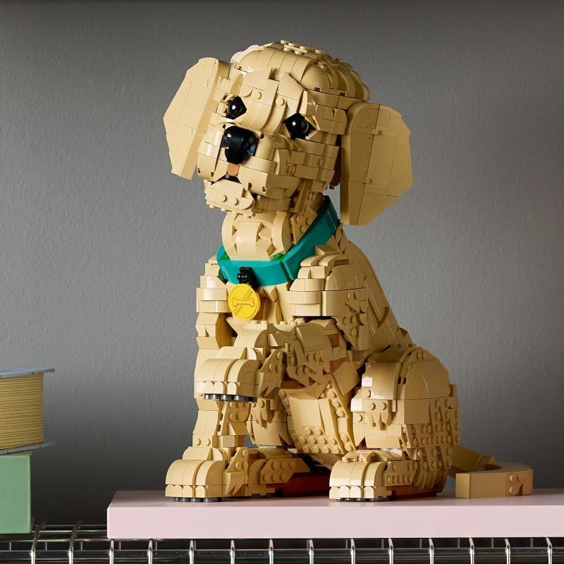 Lego Icons Golden Retriever Puppy - Animal Figure 11384