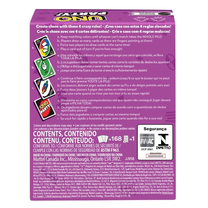 UNO Games Party Card Game with Deck Special Rules