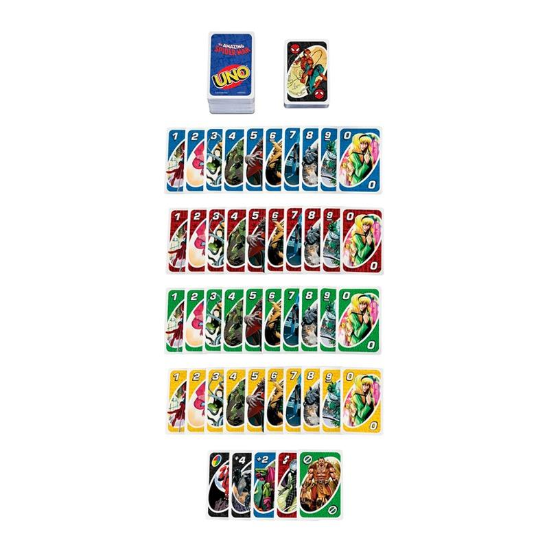 Uno The Amazing Spider-Man Cards