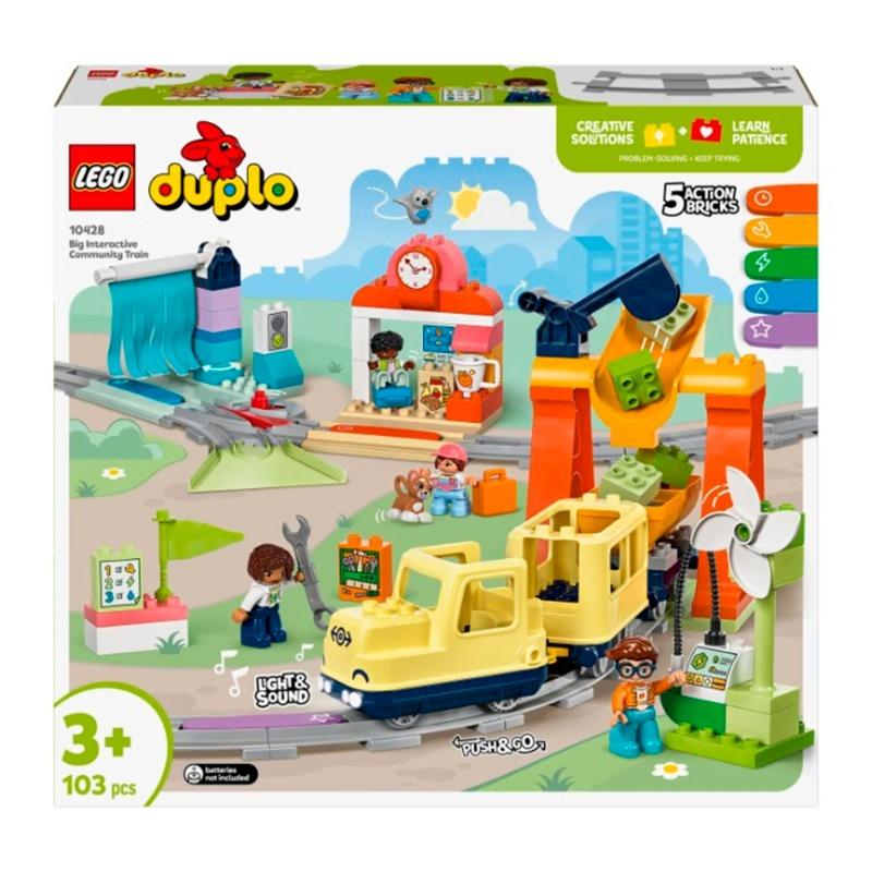 Lego Duplo Town Big Interactive Community Train Set 10428