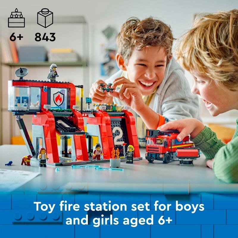 LEGO Fire Station With Fire Truck 60414