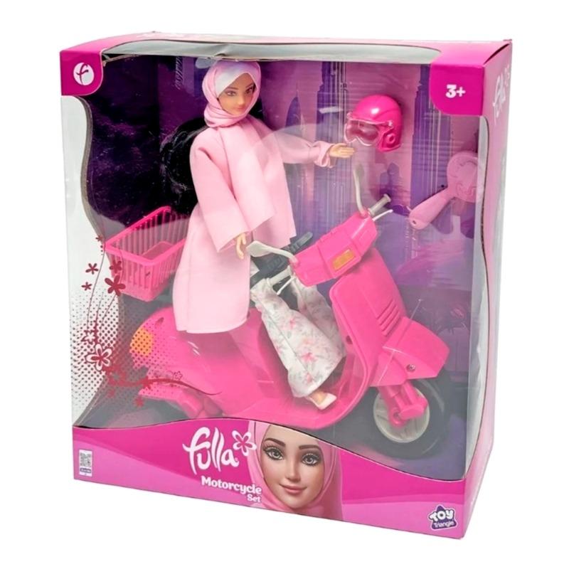 Fulla Doll with Pink Motorbike Set