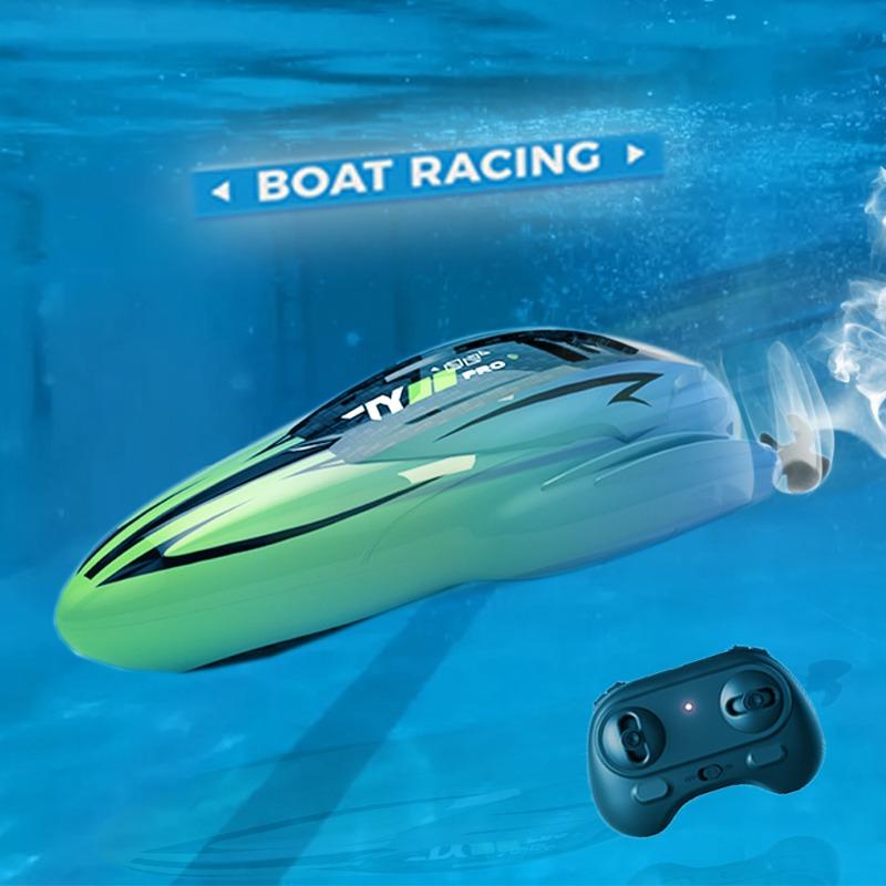 R/C Boat Racing - Green/Blue