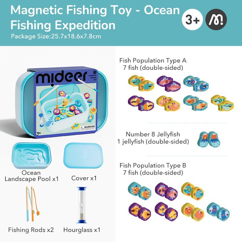 Mideer Magnetic Fishing Toy – Ocean Fishing Expedition