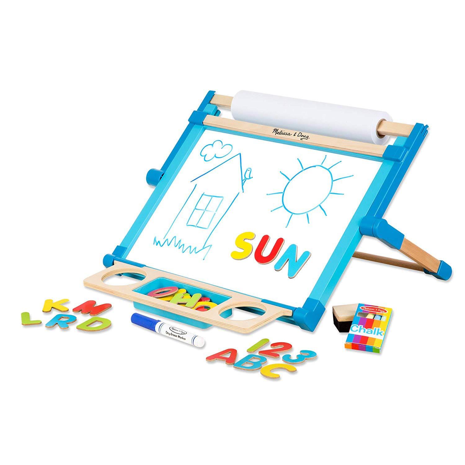Melissa And Doug Double Sided Magnetic Tabletop Easel