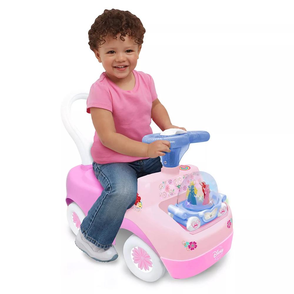 Kiddieland Disney Spark n Glow Princess Carriage Ride-On - Pink