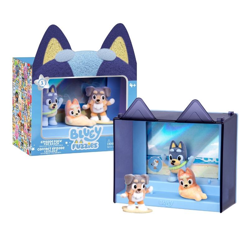 Bluey S14 Fuzzies Episode Pack The Beach – Collectible Play Figures