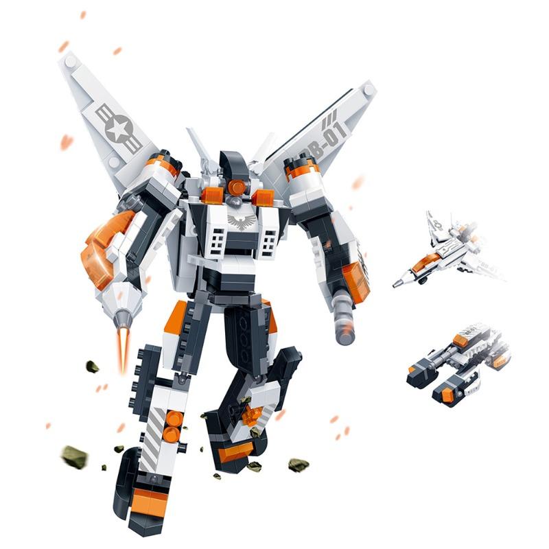 Banbao - 3-in-1 Mech II Building Set 296 Pcs