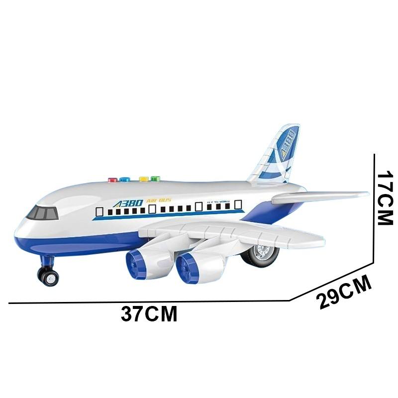 4CH RC Airplane Toy A380 - Blue